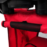 Folding Pet Stroller Dog/Cat Travel Carrier Red 170055