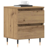 Bedside Cabinet with Drawer 2 pcs Artisan Oak 40 x 35 x 50 cm 863465