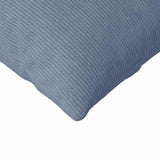 Sofa Pillows 2 pcs Blue 200 x 40 cm Corduroy Fabric 42013906