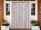 Insect Curtain Brown and Beige 118x220 cm Chenille 315131