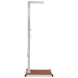 Outdoor Shower with Tray WPC Stainless Steel 3051289