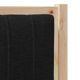 Upholstered Headboard Brown 75 cm Solid Pine Wood 879096