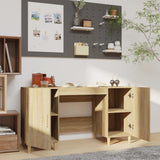 Desk Sonoma Oak 140x50x75 cm Engineered Wood 812765