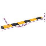 Speed Hump Yellow&Black 323x32.5x4 cm Rubber 3157047