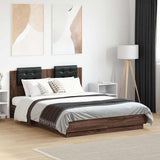 Bed Frame without Mattress Brown Oak 120x190 cm Small Double 3209967