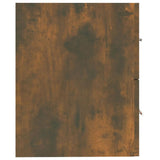 Sink Cabinet Smoked Oak 60x38.5x48 cm Engineered Wood 815642