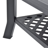 Coffee Table Anthracite 90x60x46 cm Plastic 48795
