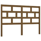 Bed Headboard Honey Brown 141x4x100 cm Solid Wood Pine 814192