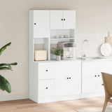 Kitchen Cabinet White 95x50x180 cm Engineered Wood 3276532