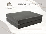 Cord compression ottoman made of soft, skin-friendly cord fabric,With 2 high-density foam blocks for W3779P501273