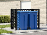 Dustbin Trellis Anthracite 123 x 47 x 114 cm PP 42041758