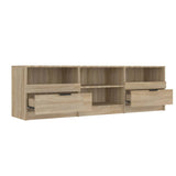 TV Cabinet Sonoma Oak 150x33.5x45 cm Engineered Wood 811460