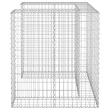 Gabion Wall for Garbage Bin Galvanised Steel 110x100x110 cm 151298