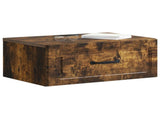 Wall-Mounted Bedside Cabinet 2 pcs Smoked Oak 49 x 34.5 x 20 cm 899306