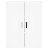 Highboard White 69,5x34x180 cm Engineered Wood 3199681