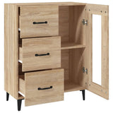 Sideboard Sonoma Oak 69.5x34x90 cm Engineered Wood 812216