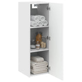 Wall-mounted Bathroom Cabinet High Gloss White 890526