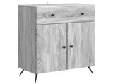 Sideboard Grey Sonoma 66 x 34.5 x 90 cm Engineered Wood 895561