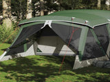 Camping Tent with Porch 4-Person Green Waterproof 94536