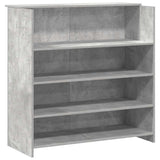 Reception Desk Concrete Grey 180x50x103.5 cm Engineered Wood 3324172