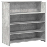Reception Desk Concrete Grey 180x50x103.5 cm Engineered Wood 3324172