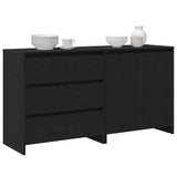 Sideboard 2 pcs Black 70 x 41 x 75 cm Engineered Wood 3332523