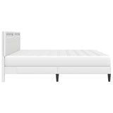 Bed Frame with LED Strip Lights White 180 x 200 cm Faux Leather 3415287