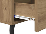 Bedside Cabinet Artisan Oak 40 x 40 x 66 cm Engineered Wood 882135