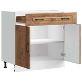 Kitchen Base Cabinet Kalmar Old Wood Engineered Wood 853505