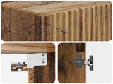 Cabinet Set 2 pcs Old Wood 33 x 34.5 x 90 cm Engineered Wood 3416554