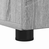 Bathroom Cabinet with Storage Grey Sonoma 30 x 35 x 192 cm 883340