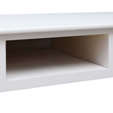 Writing Desk White 110x45x76 cm Wood 284157