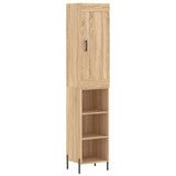 Highboard Sonoma Oak 34.5x34x180 cm Engineered Wood 3200332