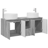 Bathroom Cabinet Set 3 pcs Grey Sonoma 49.5 x 44.5 x 65.5 cm 3405743