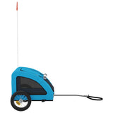 Pet Bike Trailer Blue Oxford Fabric and Iron 93953