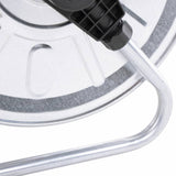 Hose Reel Wall Mounted for 50 m 1/2" Hose Steel 4005278
