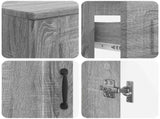 2 Piece Bathroom Cabinet Set UTRECHT Grey Sonoma 3417573