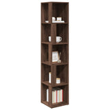 Corner Cabinet Brown Oak 33x33x164.5 cm Engineered Wood 816028