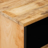 Bedside Table Brown 50 x 33 x 60 cm Solid Mango Wood 4018926