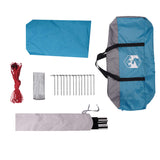 ZNTS Camping Tarp Blue 460x305x210 cm Waterproof 94686