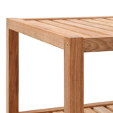 Bathroom Shelf Solid Walnut Wood 65x40x55 cm 247606