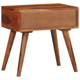 ZNTS Side Table 45x30x45 cm Solid Wood Acacia 4102371