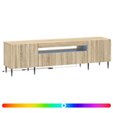LED TV Cabinet Sonoma Oak Engineered Wood 896467