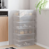 Plastic Storage Boxes 6 pcs 10 L Stackable 3189187