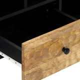 TV Cabinet 100x33x46 cm Solid Wood Mango 356907