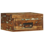 ZNTS Wall-mounted Bedside Cabinets 2 pcs Solid Wood Reclaimed 4017456
