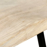 Bar Stools 2 pcs Solid Mango Wood 320647