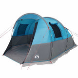 Camping Tent Tunnel 4-Person Blue Waterproof 94632