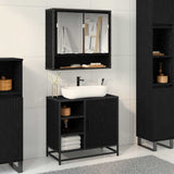 Bathroom Cabinet Black Oak 65 x 33 x 60 cm Engineered Wood 883636
