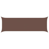 Sun Shade Sail Brown 6 x 2 m 100% Polyester Oxford 42031028